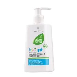 Aloe Vera Baby Jemná Mycí Emulze a Šampon 250ml