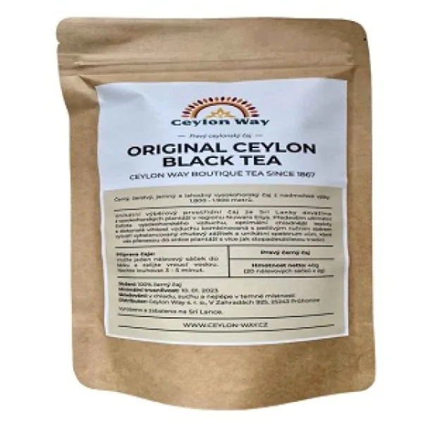 Original Ceylon Black Tea 20ks x 2g 0