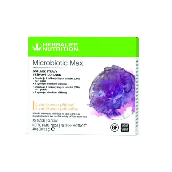 Microbiotic Max Vanilka 20 x 2 g 0