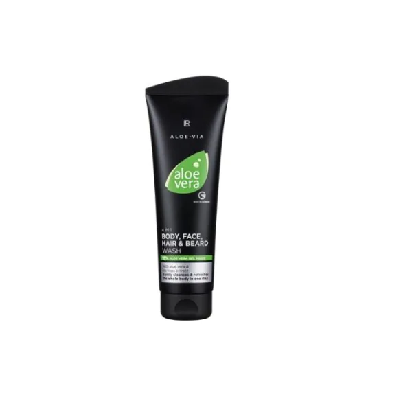 Aloe Vera 4v1 Šampon na tělo, obličej, vlasy a vousy 250ml 0