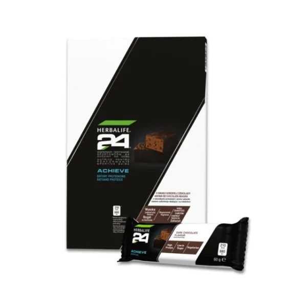 H24 ACHIEVE Proteinové tyčinky 6 x 60 g 0