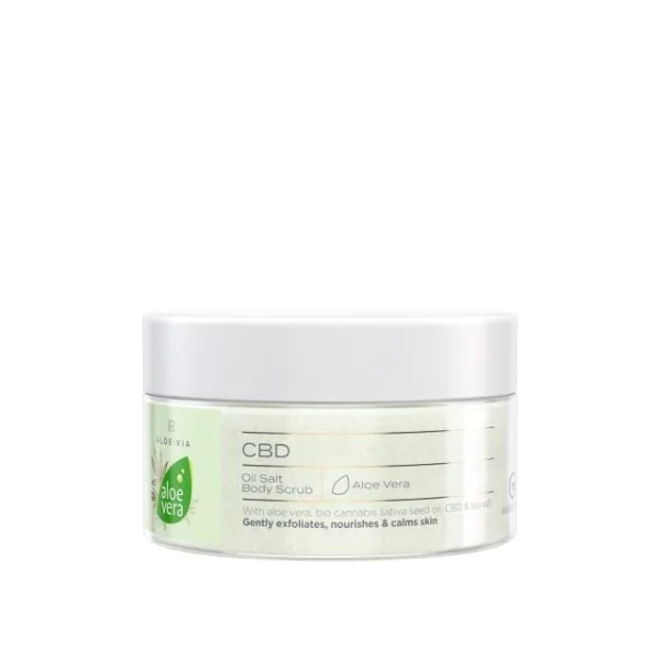 AV CBD Tělový peeling se solí 300 g 0