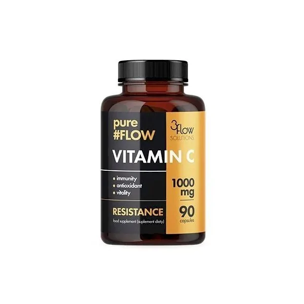 pureFLOW Vitamín C 1000mg - 90 kapslí 0