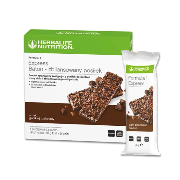 Formuła 1 Express Baton - zbilansowany posiłek 7 batonów x 56 g 1
